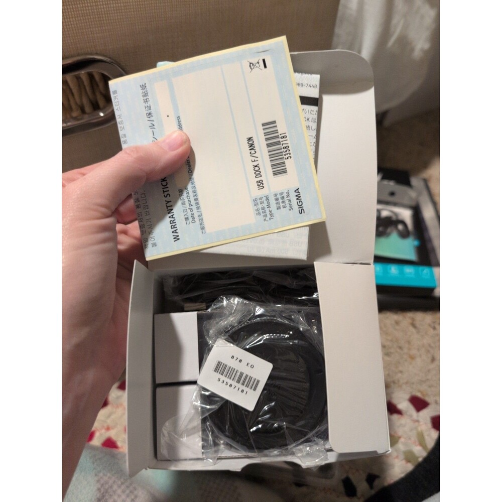 Sigma USB Dock UD-01 for Canon EF Mount Lenses with Cable Boxed